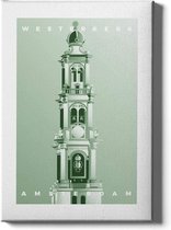 Walljar - Westerkerk - Muurdecoratie - Poster