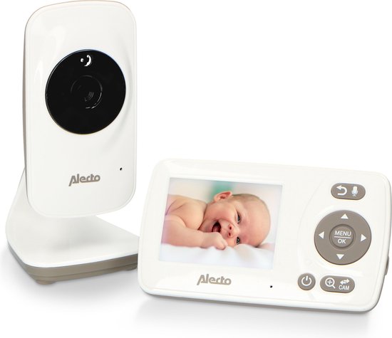 Product: Alecto DVM-71 - Babyfoon met camera - Temperatuurweergave - Wit, van het merk Alecto