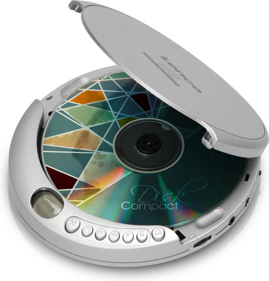 Lenco - Lecteur CD portable sans fil CD-200 argent - Platine CD - LDLC