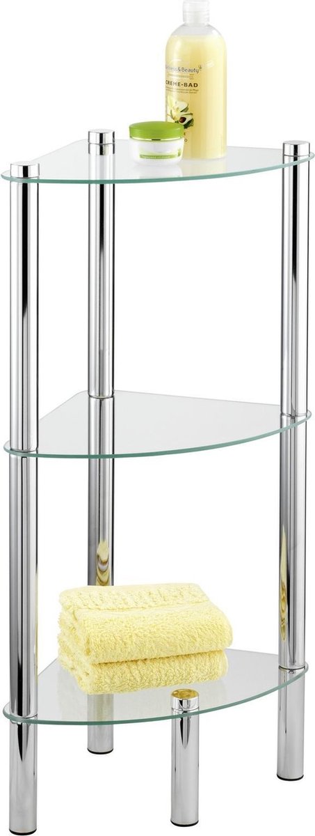 Wenko Badkamerrek Yago 74 X 30 Cm Glas/staal Chroom