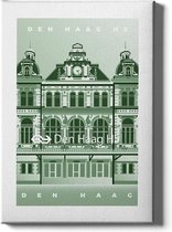 Walljar - Den Haag HS - Muurdecoratie - Poster met lijst