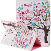 3D Geschilderd Patroon Horizontale Flip Leren Case met Houder & Kaartsleuven & Portemonnee & Slaap- / Wekfunctie Voor iPad Air 2020 10.9 / iPad Pro 11 2020/2018 (Girl Under The Tree)