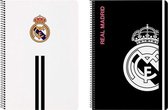 Boek over Ringen Real Madrid C.F. M066 Zwart Wit A4