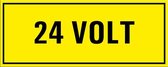 24 volt sticker 250 x 100 mm