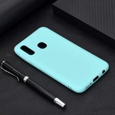 Voor Galaxy A20e Candy Color TPU Case (groen)
