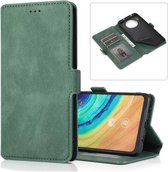 Voor Huawei Mate 30 Retro Magnetische Sluiting Horizontale Leren Flip Case met Houder & Kaartsleuven & Fotolijst & Portemonnee (Groen)