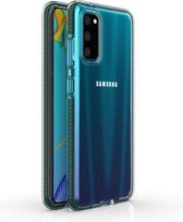 Voor Samsung Galaxy S20 TPU tweekleurige schokbestendige beschermhoes (donkergroen)