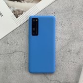 Voor Huawei Nova 7 Pro schokbestendig Frosted TPU beschermhoes (lichtblauw)