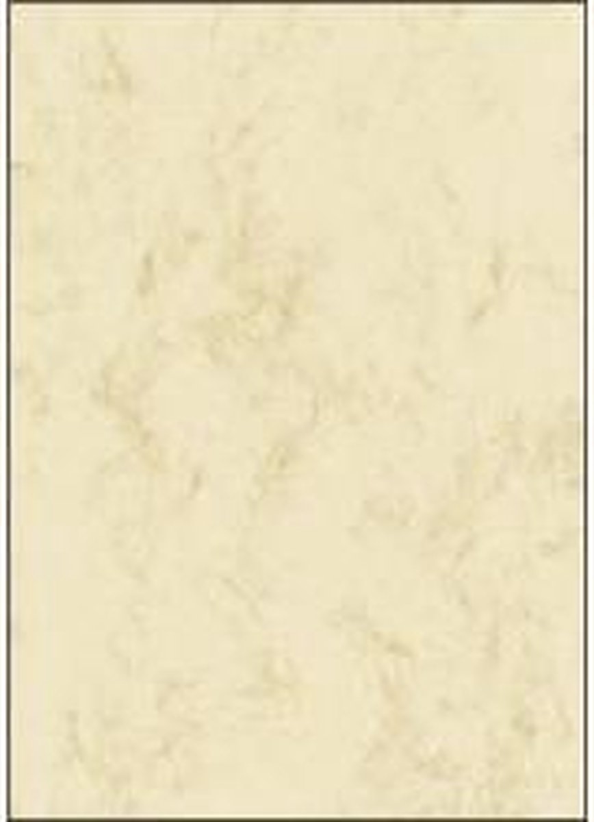 Sigel designpapier - A4 - marmer beige - 200 grams - 25 vel - SI-DP191