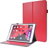 Voor iPad 10.2 / iPad Pro 10.5 Crazy Horse Texture Horizontale Flip Leather Case met 2-vouwbare houder en kaartsleuf (rood)