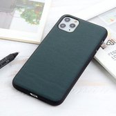 Beschermhoesje van lamsleer voor iPhone 12 Pro Max (groen)