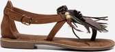 Lazamini Sandalen cognac - Maat 34