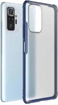 Voor Geschikt voor Xiaomi Redmi Noe 10 Pro Vierhoekige schokbestendige TPU + pc-beschermhoes (blauw)
