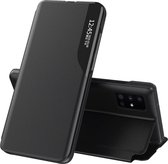Voor Samsung Galaxy S30 Ultra zijdisplay magnetisch schokbestendig horizontaal flip lederen tas met houder (zwart)