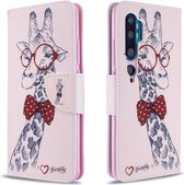 Voor Xiaomi CC9 Pro / Note 10 / Note 10 Pro Gekleurde Tekening Patroon Horizontale Flip Leren Case met Houder & Kaartsleuven & Portemonnee (Herten)