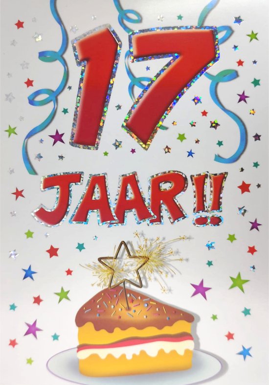 Foto: Kaart that funny age 17 jaar tfa021