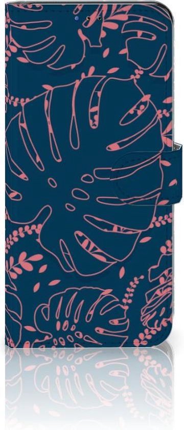 Portefeuille Samsung Galaxy A20s Coque Compatible avec Feuilles De Palmier