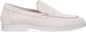 Manfield - Dames - Off white suède loafers - Maat 42