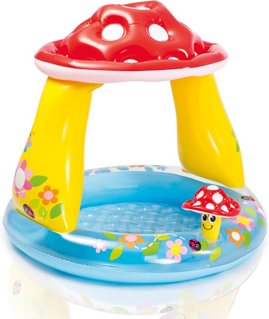 Intex Mushroom Baby Pool - Opblaaszwembad - Ø 102 x 89 cm