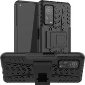 Coverup Rugged Kickstand Back Cover - Geschikt voor Xiaomi Mi 10T Pro Hoesje - Zwart