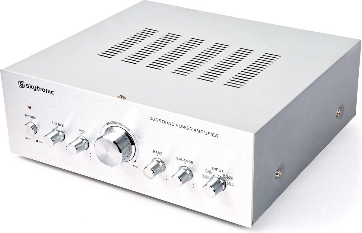 Stereo Versterker met 400 Watt en 3 Bands Toonregeling - SkyTronic - 4  Inputs | bol.com
