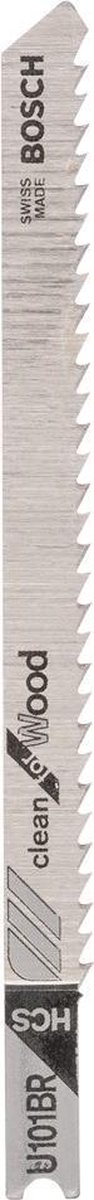 Bosch - Decoupeerzaagblad HCS, U 101 BR Clean for Wood