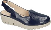 Wonders -Dames -  blauw donker - ballerina's & mocassins - maat 40