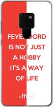 6F hoesje - geschikt voor Huawei Mate 20 -  Transparant TPU Case - Feyenoord - Way of life #ffffff