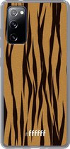 6F hoesje - geschikt voor Samsung Galaxy S20 FE - Transparant TPU Case - Tiger Print #ffffff