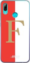 6F hoesje - geschikt voor Honor 10 Lite -  Transparant TPU Case - Feyenoord - F #ffffff