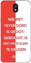 LG K30 (2019) Hoesje Transparant TPU Case - Feyenoord - Grootgebracht