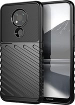 Nokia 3.4 hoesje - Schokbestendige TPU back cover - Zwart
