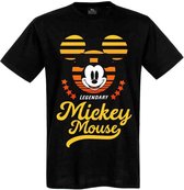 Disney Mickey Mouse Heren Tshirt -S- California Zwart