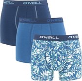 O'Neill boxers 3P palm blauw - M