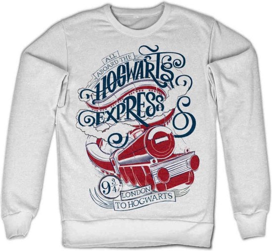 Pull/pull Harry Potter -2XL- Tous à bord du Poudlard Express Wit bol