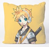 Vocaloid kussensloop Kagamine Len 50 x 50 cm