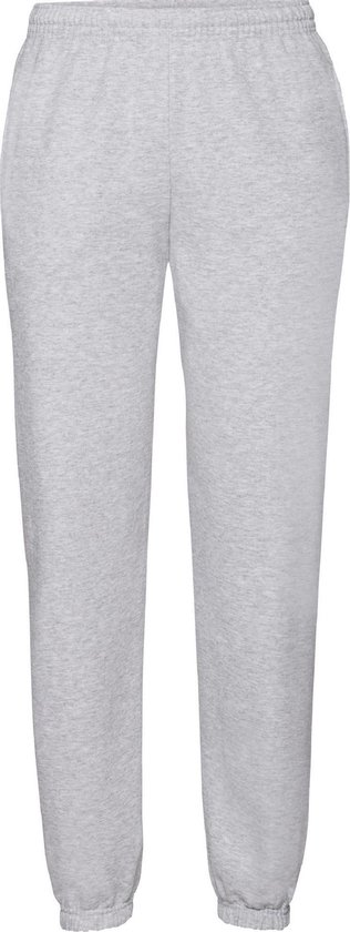 Fruit Of The Loom Heren Elastische Manchet Trainingsbroek / Joggingbroek (Heather Grijs)