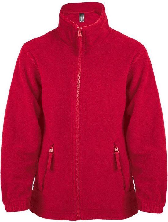 SOLS Kinderen/Kinderen North Zip-Up Fleece Jacket (Rood)