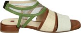Hogl 101548 - Volwassenen Platte sandalenDames Sandalen - Kleur: Bruin - Maat: 40.5