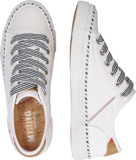 Mustang sneakers laag Wit-40 | bol.com
