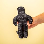 Fisura Voodoo Doll English 21 X 13 Cm Pluche Zwart 11-delig