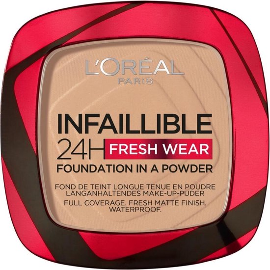 L’Oréal Paris – Infaillible 24h Fresh Wear Powder Foundation – 120 Vanilla