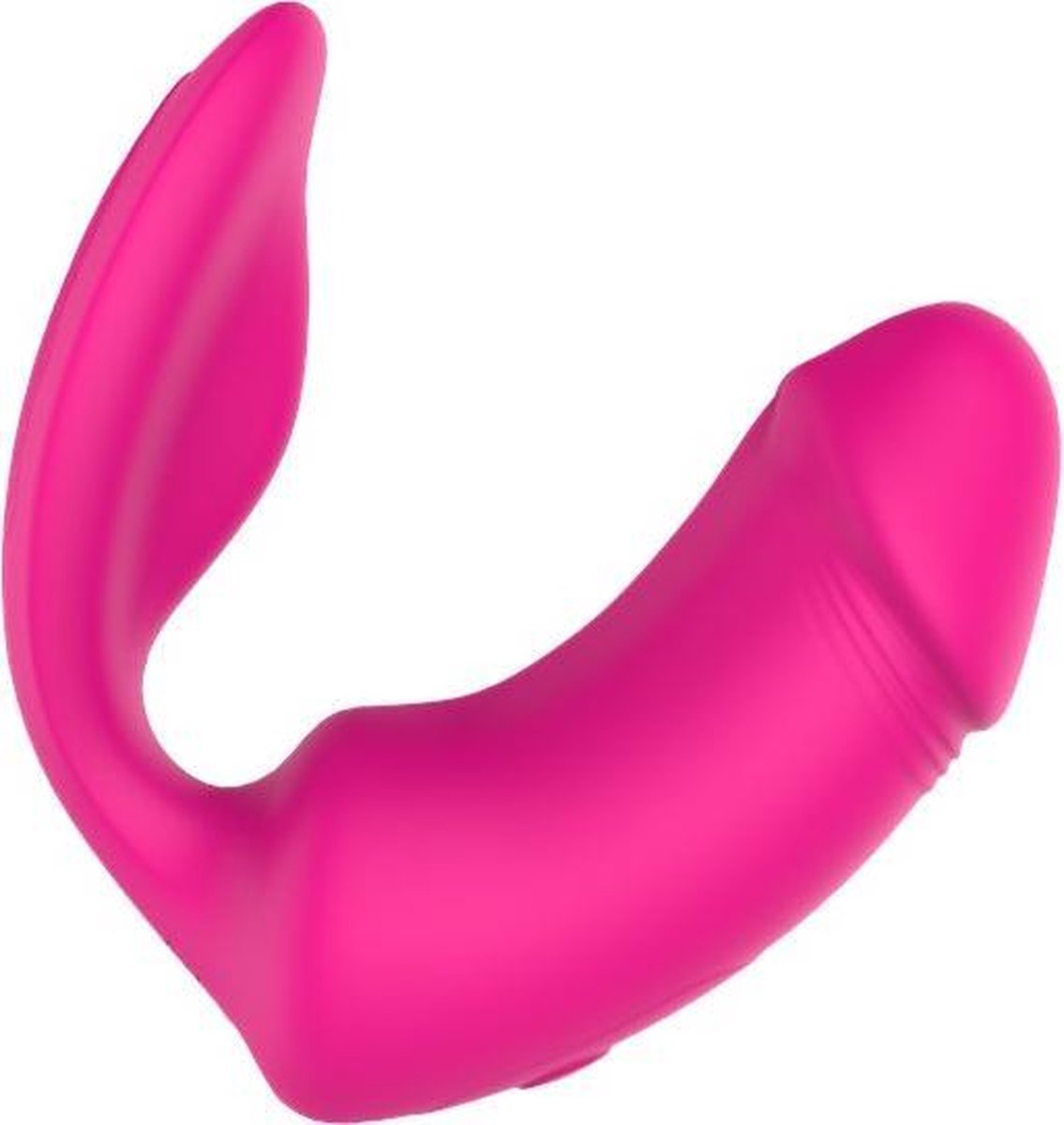 Goedkoopste Dubbele Vibrator in Penis Vorm - Roze