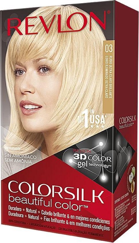 Dye No Ammonia Colorsilk Revlon Ultra Light Natural Blonde Bol 0624