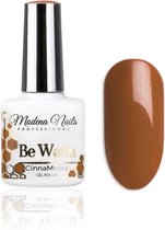 Modena Nails UV/LED Gellak Be Warm - CinnaMood 7,3ml. - Bruin, Oranje - Glanzend - Gel nagellak