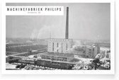 Walljar - Machinefabriek Philips '58 - Muurdecoratie - Canvas schilderij