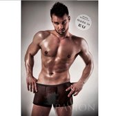 Passion men - onderbroek - sexy boxershorts  - zwart - boxer - doorzichtig - S|M