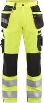 Blaklader High Vis broek met stretch - High Vis Geel/Zwart - D104