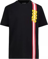 Dsquared2 Striped T-Shirt Zwart  kids maat 140