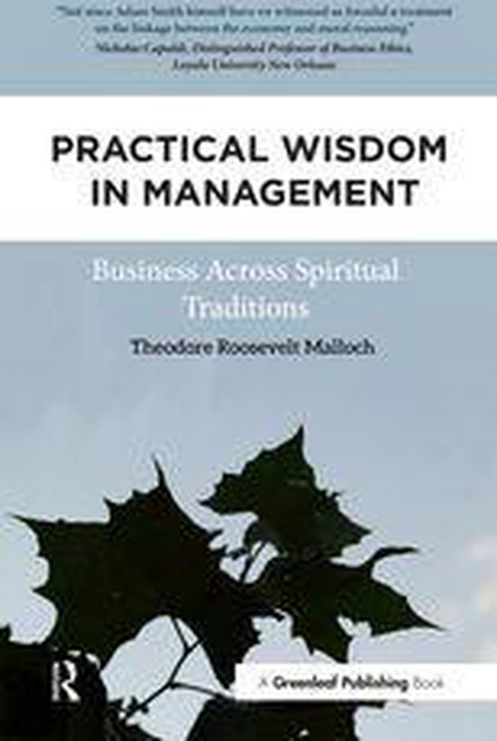 Practical Wisdom in Management - cover